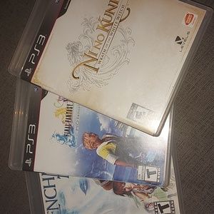 Ps3 Playstation 3 rpg lot ni no Kuni final fantasy x x2 enchanted arms